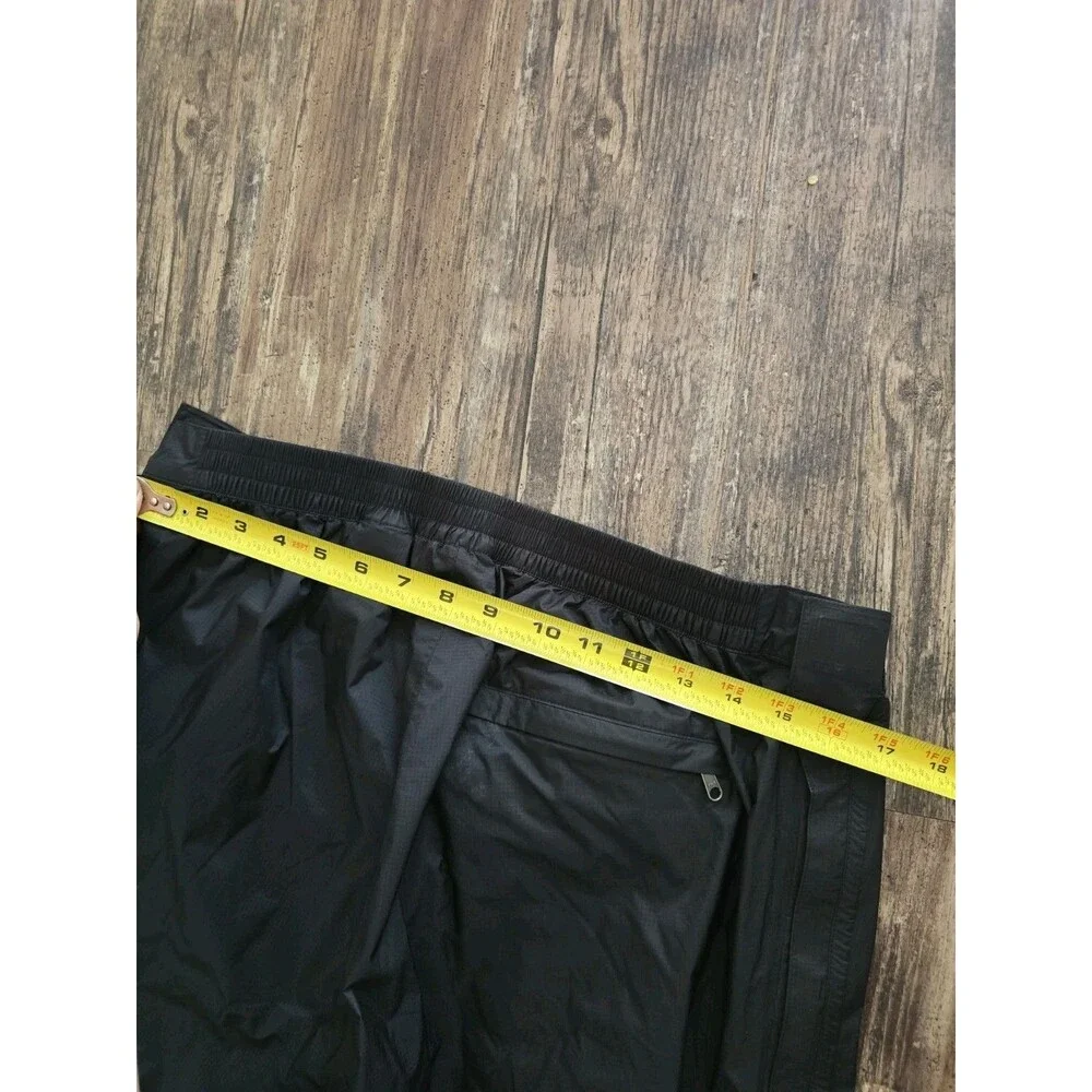 Marmot PreCip Eco Full Zip Rain Pants L Black Waterproof Outdoor - Picture 4 of 6